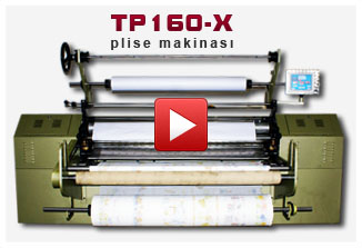 Tuna Plise :: Plise Makinesi, Pleating Machine, Plise, Pilise, Plisoley, Plikaşe, Kresh, Kreş, Deri, Düz plise - TP160-X Computer Controlled Automatic Pleating Machine - АВТОМАТИЗИРОВАННЫЙ ГОФРИРОВАЛЬНЫЙ СТАНОК, УПРАВЛЯЕМЫЙ КОМПЬЮТЕРОМ СО ТР160-Х - TP160-X مكينة بيليسة آلية ذات المراقبة الحاسوبية